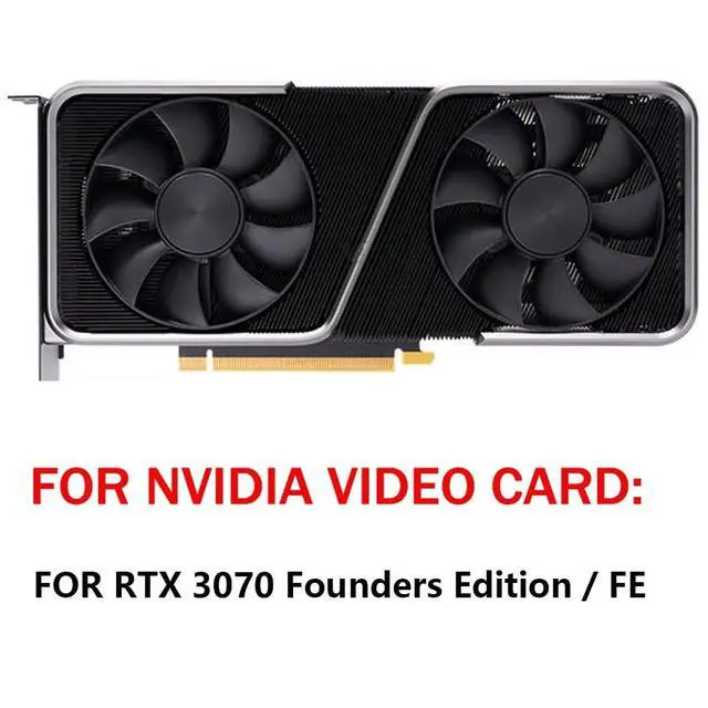 Alt view image 3 of 7 - Graphics Card Cooling Fans Suitable for NVIDIA GeForce RTX 3070 Founders Edition FE Series Desktop DAPC0815B2UP004 DAPC0815B2UP005 85mm 12V 0.6A 6Pin Video Card Cooler Fans GPU Fan (Fan-A)