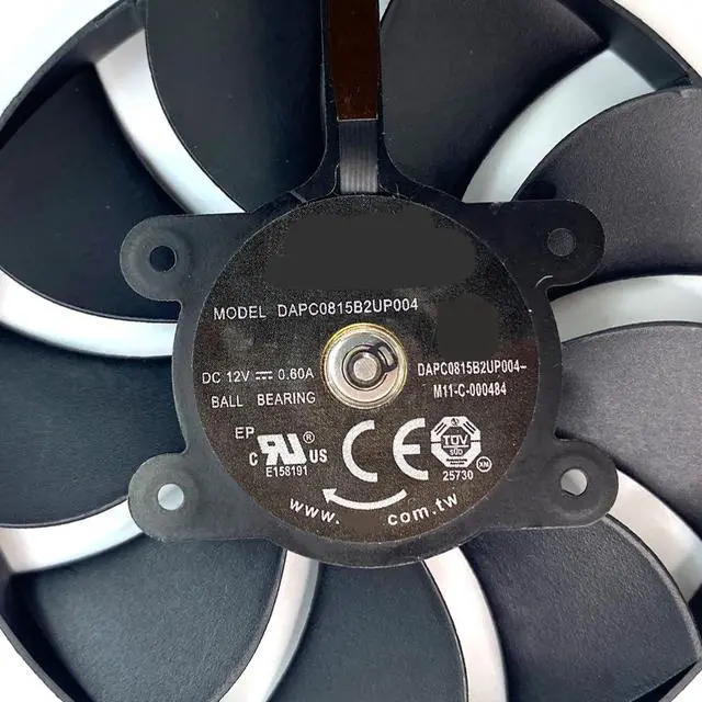 Alt view image 6 of 7 - Graphics Card Cooling Fans Suitable for NVIDIA GeForce RTX 3070 Founders Edition FE Series Desktop DAPC0815B2UP004 DAPC0815B2UP005 85mm 12V 0.6A 6Pin Video Card Cooler Fans GPU Fan (Fan-A)