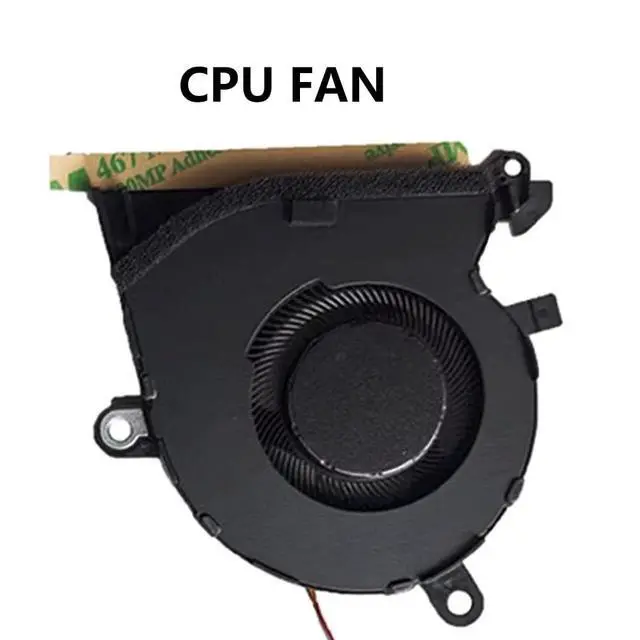 Alt view image 7 of 7 - CPU + GPU Cooling Fans Suitable for ASUS ROG Flow 2021Y X13 GV301Q GV301QC GV301QE GV301QH Series Laptop Cooler Fan 5V 0.5A 4 PIN DFS5K123043638 FMQM + DFS5K223052838 FMQN (CPU)