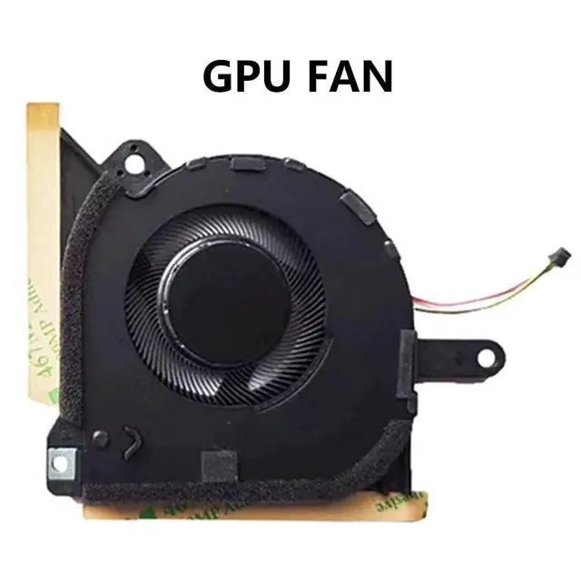 Alt view image 2 of 7 - CPU + GPU Cooling Fans Suitable for ASUS ROG Flow 2021Y X13 GV301Q GV301QC GV301QE GV301QH Series Laptop Cooler Fan 5V 0.5A 4 PIN DFS5K123043638 FMQM + DFS5K223052838 FMQN (GPU)