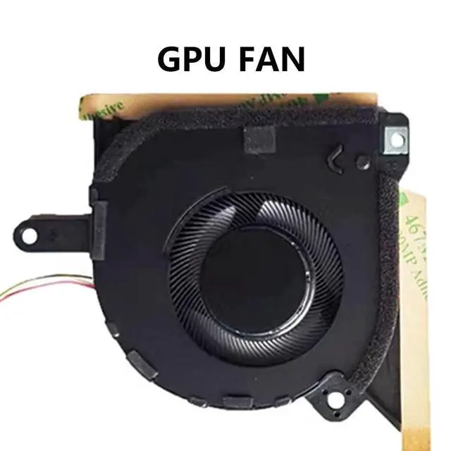 Alt view image 6 of 7 - CPU + GPU Cooling Fans Suitable for ASUS ROG Flow 2021Y X13 GV301Q GV301QC GV301QE GV301QH Series Laptop Cooler Fan 5V 0.5A 4 PIN DFS5K123043638 FMQM + DFS5K223052838 FMQN (GPU)