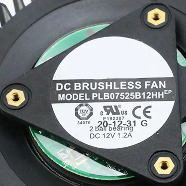 Alt view image 5 of 7 - Graphics Card Cooling Fans Suitable for ASUS Turbo RTX 1660 2060 2060S 2070 2070S 2080 2080S 2080Ti Series Desktop PLB07525B12HH 78mm 12V 1.2A 4Pin Video Card Cooler Fans GPU Fan