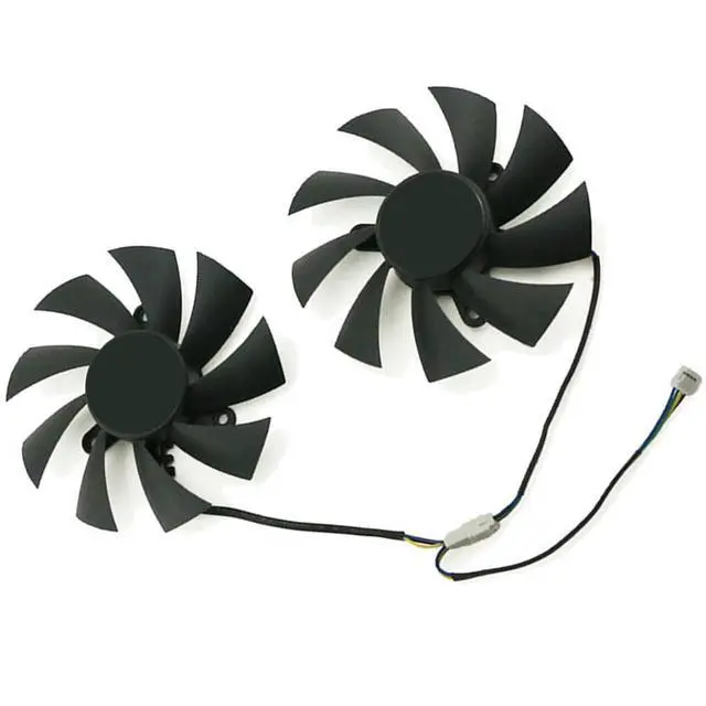 Alt view image 7 of 7 - Graphics Card Cooling Fans Suitable for ZOTAC RTX 2060S 2070S Mini for RTX 2060 GTX 1660S 1600TI AMP Series Desktop GA92A2H 87mm 12V 0.35A 4Pin Video Card Cooler Fans GPU Fan (2PCS)