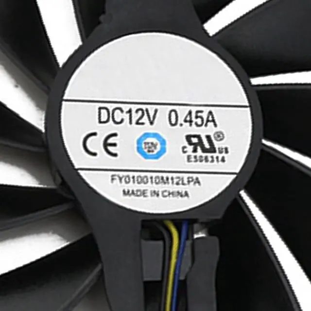 Alt view image 4 of 7 - Graphics Card Cooling Fans Suitable for for XFX RX 6500XT 6600 6600XT Speedster SWFT 210 Core Series Desktop FDC10U12S9-C FY010010M12LPA 95mm 12V 0.45A 4Pin Video Card Cooler Fans GPU Fan (2PCS)