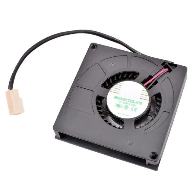 Alt view image 3 of 6 - 55mm 5510 DC12V Fan 0.19A MGA5012XS-A10 5.5CM Ultra-Thin Turbine Side Blowing Blower Cooling Fan 55x55x10mm (2pin)