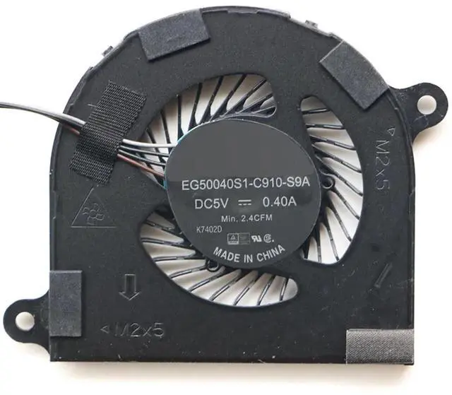 Main image of CPU Cooling Fans Suitable for DELL Latitude E7480 7480 E7490 7490 E7491 7491 P73G Series Laptop Cooler Fan 5V 0.4A 4 PIN EG50040S1-C910-S9A P/N: 02T9GV 2T9GV