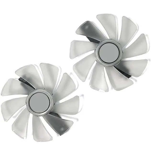 Alt view image 7 of 7 - Graphics Card LED Strip Cooling Fans Suitable for Sapphire RX 590 580 570 480 470 Nitro/Nitro+ / Pulse Series Desktop CF1015H12D 95mm 12V 0.42A 4Pin Video Card Cooler Fans GPU Fan (2PCS)