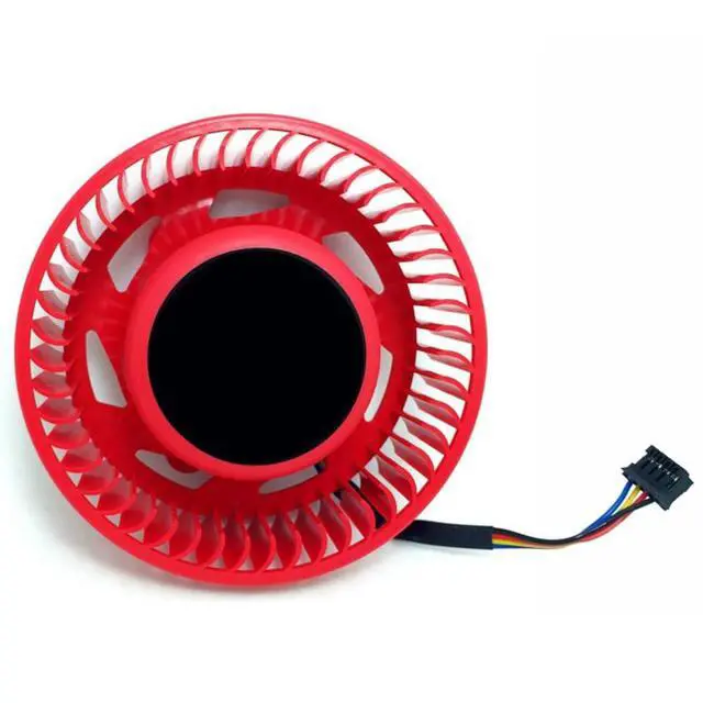 Alt view image 3 of 7 - Graphics Card Cooling Fans Suitable for AMD ATI HD 7950 7970 7990 6970 6950 6870 6850 5970 5870 5850 5650 4890 4870 Series Desktop BSA072R2U FD9238H12S 75mm 12V 1.20A 4Pin Video Card Cooler Fans