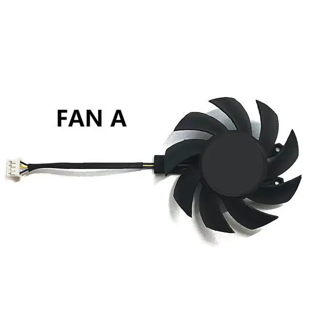 Alt view image 7 of 7 - Graphics Card Cooling Fans Suitable for ZOTAC GTX 1660 1660S 1660ti Twin Fan Series Desktop GA72S2U GA82S2H 65mm 75mm 12V 0.35A 0.36A 4Pin Video Card Cooler Fans GPU Fan (Fan-A)