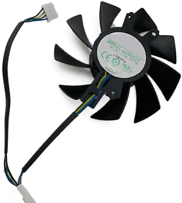 Main image of Graphics Card Cooling Fans Suitable for ZOTAC GTX 1660 1660S 1660ti Twin Fan Series Desktop GA72S2U GA82S2H 65mm 75mm 12V 0.35A 0.36A 4Pin Video Card Cooler Fans GPU Fan (Fan-B)