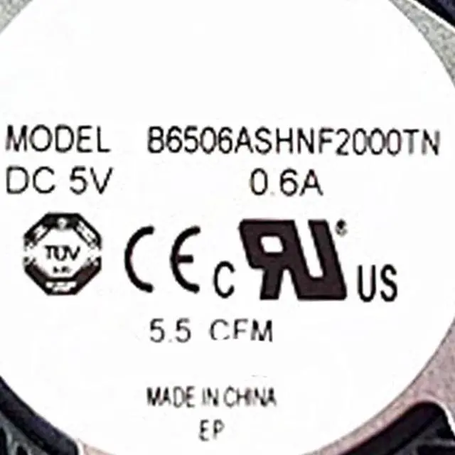 Alt view image 3 of 7 - CPU Cooling Fans Suitable for Dell Inspiron Vostro 15 7510 16 7610 P106F P107F Series Laptop Cooler Fan 5V 0.6A 4 PIN B6506ASHNF2000TN + B8906ASHNF2000TN (CPU)