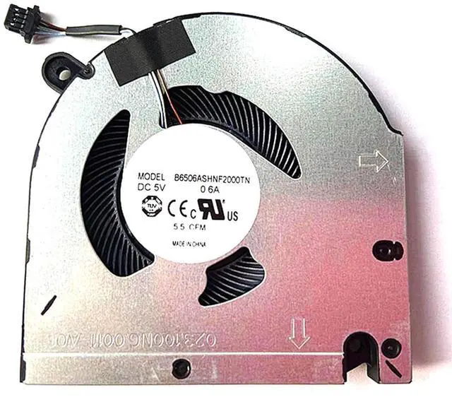 Main image of CPU Cooling Fans Suitable for Dell Inspiron Vostro 15 7510 16 7610 P106F P107F Series Laptop Cooler Fan 5V 0.6A 4 PIN B6506ASHNF2000TN + B8906ASHNF2000TN (CPU)