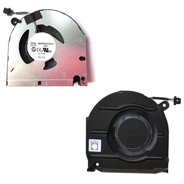 Alt view image 5 of 7 - CPU Cooling Fans Suitable for Dell Inspiron Vostro 15 7510 16 7610 P106F P107F Series Laptop Cooler Fan 5V 0.6A 4 PIN B6506ASHNF2000TN + B8906ASHNF2000TN (CPU)