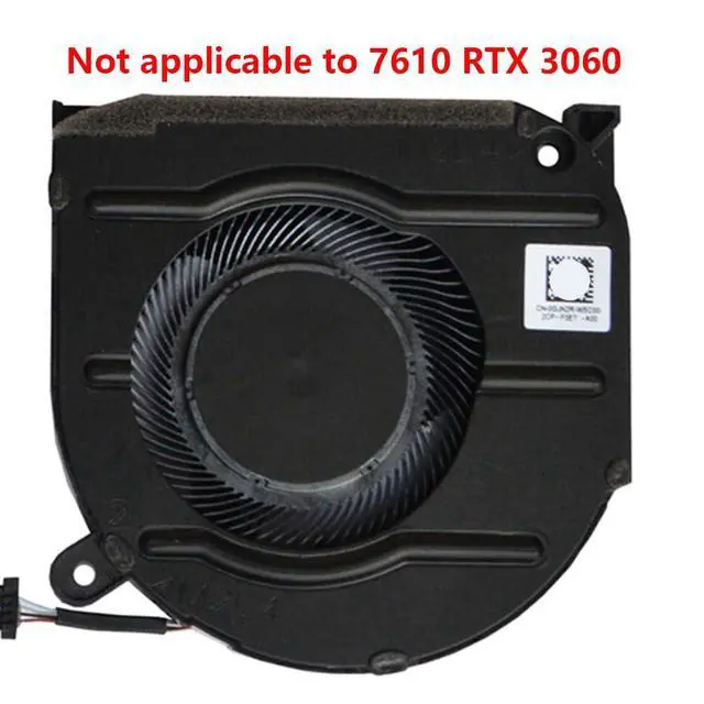 Alt view image 7 of 7 - CPU Cooling Fans Suitable for Dell Inspiron Vostro 15 7510 16 7610 P106F P107F Series Laptop Cooler Fan 5V 0.6A 4 PIN B6506ASHNF2000TN + B8906ASHNF2000TN (CPU)