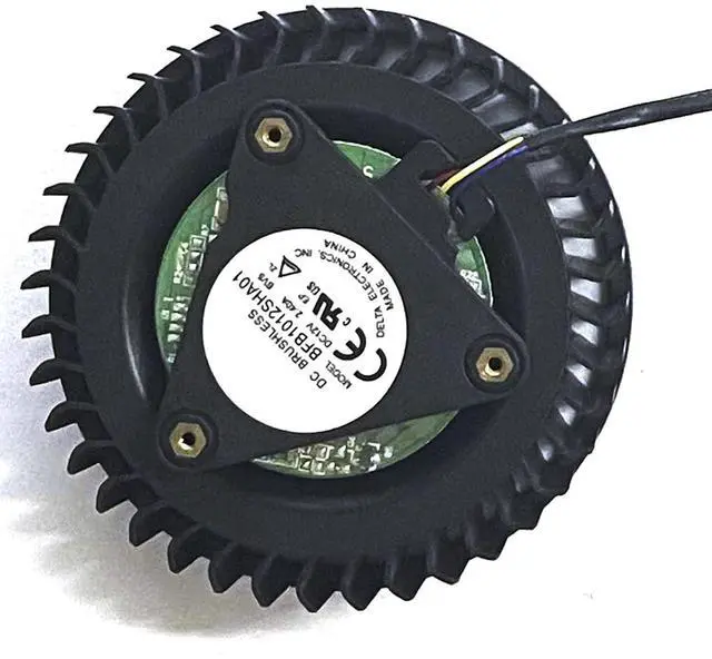 Main image of Graphics Card Cooling Fans Suitable for AMD ATI Radeon HD 5970 5870 5850 5830 5650 4890 4870 Series Desktop BFB1012SHA01 75mm 12V 2.4A 4Pin Video Card Cooler Fans