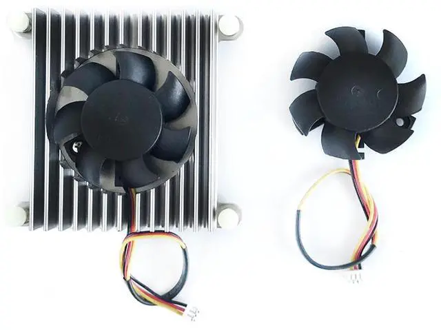 Main image of 37MM Hole spacing 25 * 25 * 25MM 5V j1800 j13160 j1900cpu Cooling Fan Industrial Control for Replacement of Jie Micro Motherboard Graphics Card 5V Heatsink Fan (3 Wires)