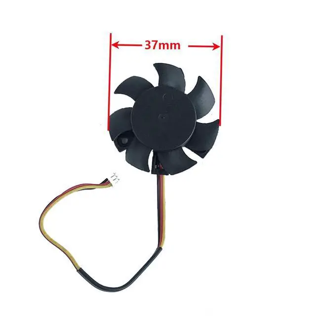Alt view image 4 of 7 - 37MM Hole spacing 25 * 25 * 25MM 5V j1800 j13160 j1900cpu Cooling Fan Industrial Control for Replacement of Jie Micro Motherboard Graphics Card 5V Heatsink Fan (3 Wires)