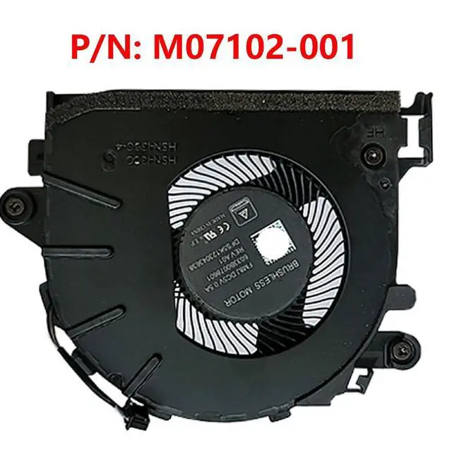 Alt view image 6 of 7 - CPU Cooling Fans Suitable for HP EliteBook 830 G7 835 840 845 G7 G8 ZHAN X 14 HSN-I36C HSN-I36C-4 HSN-I37C HSN-I43C for ZBOOK Firefly 14 G7 Series Laptop Cooler Fan 5V 0.5A 4 PIN DFS5JK12304368 FM8J