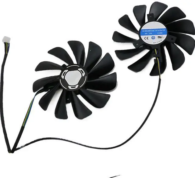 Main image of Graphics Card Cooling Fans Suitable for XFX RX 5500XT 5600XT 5700 5700XT Thicc II Pro Series Desktop CF1010U12S 95mm 12V 0.45A 4Pin Video Card Cooler Fans GPU Fan
