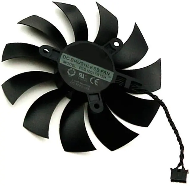 Main image of 1PCS Graphics Card Cooling Fans Suitable for EVGA GTX 1070 1070ti 1080 FTW2 ICX Series Desktop PLD10015B12H 95mm 12V 0.55A 4Pin Video Card Cooler Fans GPU Fan