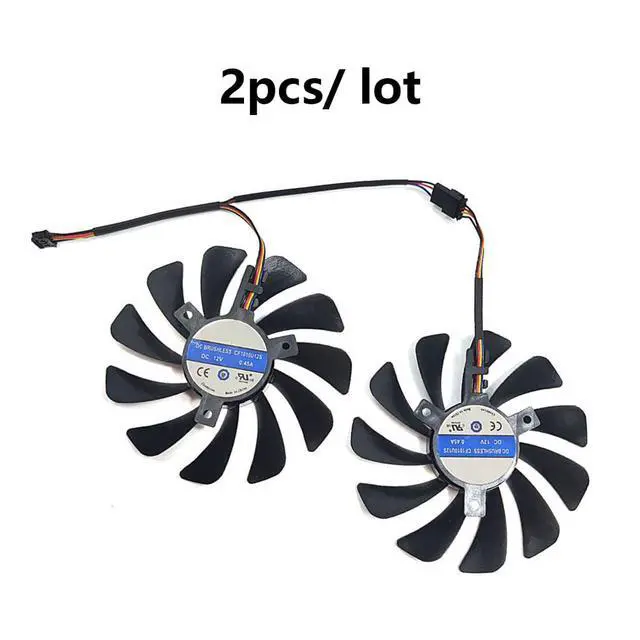 Alt view image 5 of 6 - Graphics Card Cooling Fans Suitable for ASROCK RX 5700xt 5700 Challenger D OC Series Desktop CF1010U12S 95mm 12V 0.45A 4Pin Video Card Cooler Fans GPU Fan