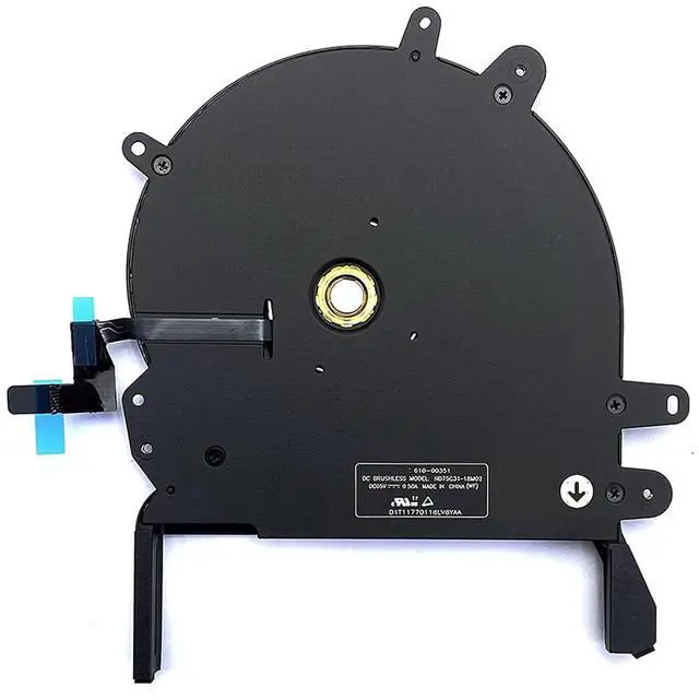 Main image of Cooling Fans Suitable for Apple MacBook Pro Retina 16" A2141 Set EMC 3347 Late 2019Y Series Laptop Cooler Fan 5.1V 2W 6 PIN CC120K17C 610-00354-01 (Fan A)