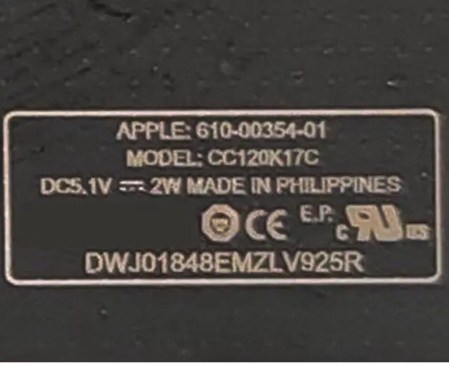 Alt view image 4 of 7 - Cooling Fans Suitable for Apple MacBook Pro Retina 16" A2141 Set EMC 3347 Late 2019Y Series Laptop Cooler Fan 5.1V 2W 6 PIN CC120K17C 610-00354-01 (Fan A)