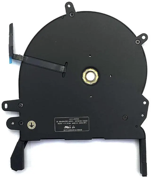 Main image of Cooling Fans Suitable for Apple MacBook Pro Retina 16" A2141 Set EMC 3347 Late 2019Y Series Laptop Cooler Fan 5.1V 2W 6 PIN CC120K18C 610-00353-03 (Fan B)