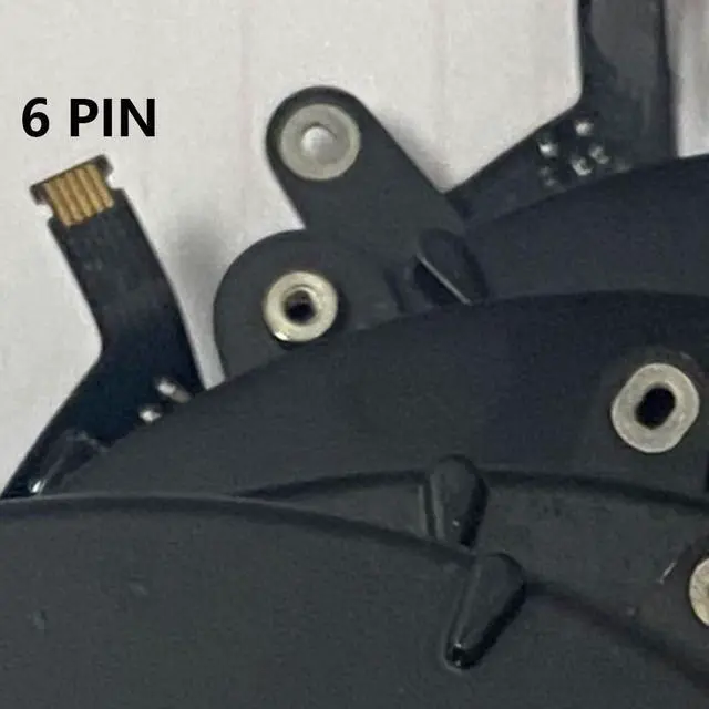 Alt view image 6 of 7 - Cooling Fans Suitable for Apple MacBook Pro Retina 16" A2141 Set EMC 3347 Late 2019Y Series Laptop Cooler Fan 5.1V 2W 6 PIN CC120K18C 610-00353-03 (Fan B)