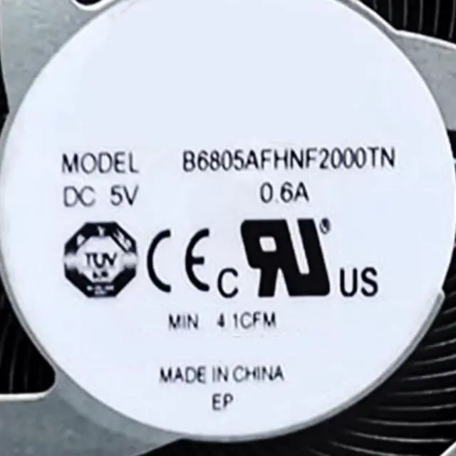 Alt view image 3 of 7 - CPU Cooling Fans Suitable for Dell Inspiron Vostro 15 5510 5515 5518 for Inspiron Vostro 14 5410 5415 5418 7400 7415 2-in-1 2021Y Series Laptop Cooler Fan 5V 0.6A 4 PIN B6805AFHNF2000TN P/N: 0KRK6P
