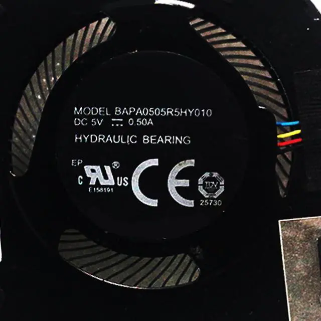 Alt view image 3 of 7 - Cooling Fans Suitable for Lenovo 9i 14" Ideapad Yoga 9 14ITL5 4K 9-14 9-14ITL5 2-in-1 82BG003MUK Series Laptop Cooler Fan 5V 0.5A 4 PIN BAPA0505R5HY010 (Fan 1)