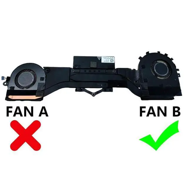 Alt view image 4 of 6 - Cooling Fans Suitable for Lenovo 9i 14" Ideapad Yoga 9 14ITL5 4K 9-14 9-14ITL5 2-in-1 82BG003MUK Series Laptop Cooler Fan 5V 0.5A 4 PIN BAPA0604R5HY002 (Fan 2)