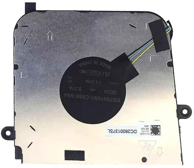 Main image of CPU Cooling Fans Suitable for Dell Latitude 5440 for Precision 3480 Graphic Card P Series Processo Series Laptop Cooler Fan 5V 0.37A 4 PIN EG75070S1-C880-S9A P/N: 0VD360 DC2800137SL
