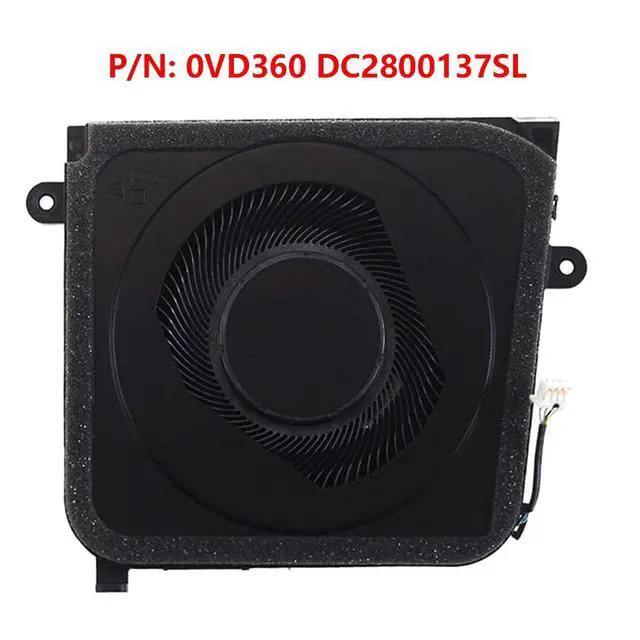 Alt view image 7 of 7 - CPU Cooling Fans Suitable for Dell Latitude 5440 for Precision 3480 Graphic Card P Series Processo Series Laptop Cooler Fan 5V 0.37A 4 PIN EG75070S1-C880-S9A P/N: 0VD360 DC2800137SL