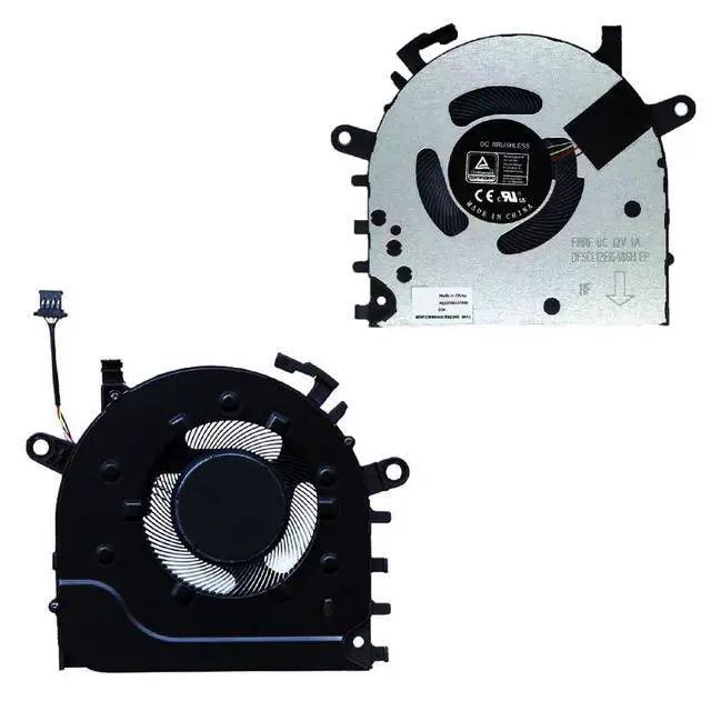 Alt view image 5 of 7 - GPU Cooling Fans Suitable for Lenovo IdeaPad 5 Pro 16 16ARH7 16IAH7 16IHU6 16ACH6 for Yoga Slim 7 Pro 16S 2021 2022Y Series Laptop Cooler Fan 12V 1A 4 PIN DFSCK220105182H + DFSCL12E16486H (GPU)