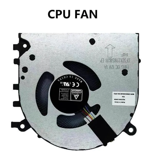 Alt view image 6 of 7 - CPU Cooling Fans Suitable for Lenovo IdeaPad 5 Pro 16 16ARH7 16IAH7 16IHU6 16ACH6 for Yoga Slim 7 Pro 16S 2021 2022Y Series Laptop Cooler Fan 12V 1A 4 PIN DFSCK220105182H + DFSCL12E16486H (CPU)