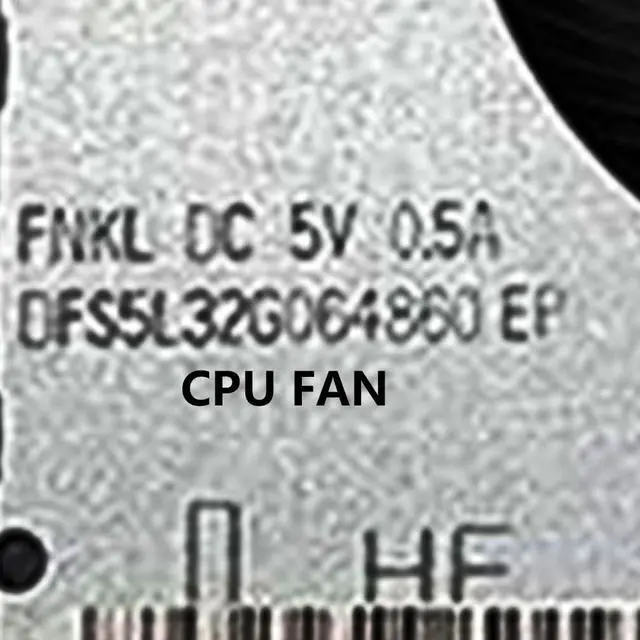 Alt view image 3 of 7 - CPU + GPU Cooling Fans Suitable for Lenovo Legion Y9000K R9000K 7 16ACH 7-16ACHG6 82N6 2021Y Series Laptop Cooler Fan 5V 0.5A 4 PIN DFS5L32G064860 FNKL + DFS5L32G164860 FNKM (2PCS)