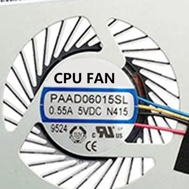 Alt view image 3 of 7 - CPU + GPU Cooling Fans Suitable for MSI GF75 Thin 9SC-027 10UE 10SEK 10SC 10SD GF75 8RC 8RD 9SC 9SD WF75 10TK MS-17F3 MS-17F4 MS-17F5 MS-17F1 MS-17F2 Series PAAD06015SL N415 + N416 (Fan C)
