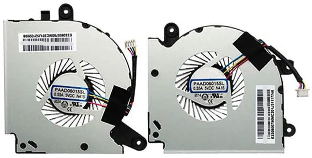 Main image of CPU + GPU Cooling Fans Suitable for MSI GF75 Thin 9SC-027 10UE 10SEK 10SC 10SD GF75 8RC 8RD 9SC 9SD WF75 10TK MS-17F3 MS-17F4 MS-17F5 MS-17F1 MS-17F2 Series PAAD06015SL N415 + N416 (Fan C)