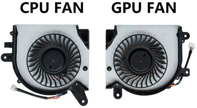 Alt view image 7 of 7 - CPU + GPU Cooling Fans Suitable for MSI GF75 Thin 9SC-027 10UE 10SEK 10SC 10SD GF75 8RC 8RD 9SC 9SD WF75 10TK MS-17F3 MS-17F4 MS-17F5 MS-17F1 MS-17F2 Series PAAD06015SL N415 + N416 (Fan C)
