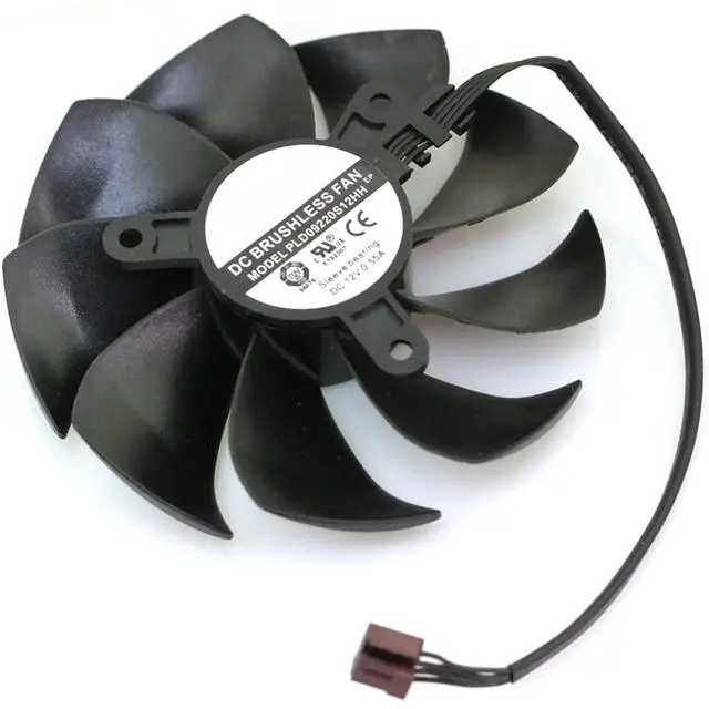 Main image of Graphics Card Cooling Fans Suitable for EVGA RTX 3060TI 3070 3070TI 3080 3080TI 3090 FTW3 / XC3 Gaming Series Desktop PLD09220S12HH 87mm 12V 0.55A 4Pin Video Card Cooler Fans GPU Fan (Fan-B)