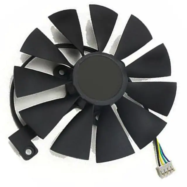 Alt view image 7 of 7 - Graphics Card Cooling Fan Replacement for ASUS Dual RTX 2060 2070 2080 2080Ti Gaming Series FDC10U12S9-C 87mm 12V 0.45A 4Pin Video Card Cooler Fans GPU Fan (Fan-B)