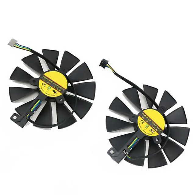Alt view image 6 of 7 - Graphics Card Cooling Fan Replacement for ASUS Dual RTX 2060 2070 2080 2080Ti Gaming Series FDC10U12S9-C 87mm 12V 0.45A 4Pin Video Card Cooler Fans GPU Fan (2PCS)