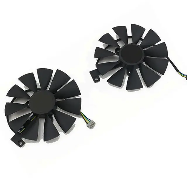 Alt view image 7 of 7 - Graphics Card Cooling Fan Replacement for ASUS Dual RTX 2060 2070 2080 2080Ti Gaming Series FDC10U12S9-C 87mm 12V 0.45A 4Pin Video Card Cooler Fans GPU Fan (2PCS)