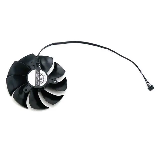 Alt view image 3 of 4 - Graphics Card Cooling Fans Suitable for EVGA RTX 2070 Super 2080 Super KO Gaming Series Desktop PLA09215S12H 85mm 12V 0.55A 4Pin Video Card Cooler Fans GPU Fan (Fan-A)
