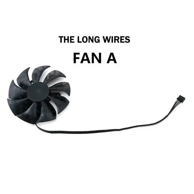 Alt view image 4 of 4 - Graphics Card Cooling Fans Suitable for EVGA RTX 2070 Super 2080 Super KO Gaming Series Desktop PLA09215S12H 85mm 12V 0.55A 4Pin Video Card Cooler Fans GPU Fan (Fan-A)
