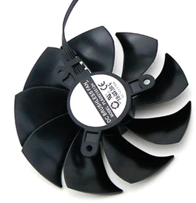 Main image of Graphics Card Cooling Fans Suitable for EVGA RTX 2070 Super 2080 Super KO Gaming Series Desktop PLA09215S12H 85mm 12V 0.55A 4Pin Video Card Cooler Fans GPU Fan (Fan-A)