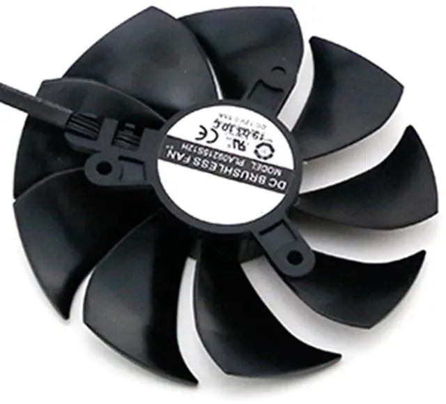 Main image of Graphics Card Cooling Fans Suitable for EVGA RTX 2070 Super 2080 Super KO Gaming Series Desktop PLA09215S12H 85mm 12V 0.55A 4Pin Video Card Cooler Fans GPU Fan (Fan-B)