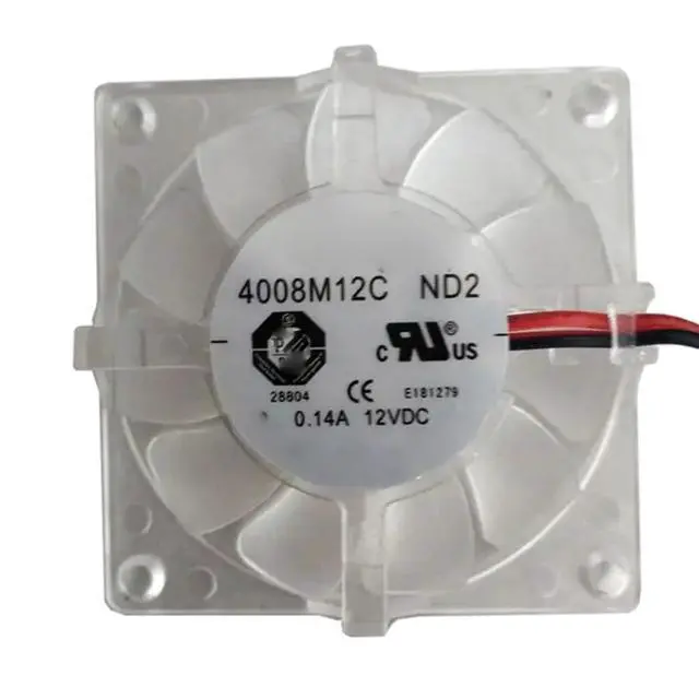 Alt view image 2 of 6 - 40MM 4008M12C Cooling Graphics Card Fan 4008 12V 0.14A 40 * 40 * 9mm 4CM PC for Northbridge Motherboard Fan 2 Wire