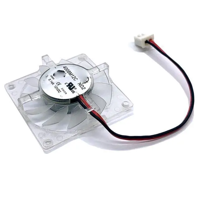 Alt view image 5 of 6 - 40MM 4008M12C Cooling Graphics Card Fan 4008 12V 0.14A 40 * 40 * 9mm 4CM PC for Northbridge Motherboard Fan 2 Wire